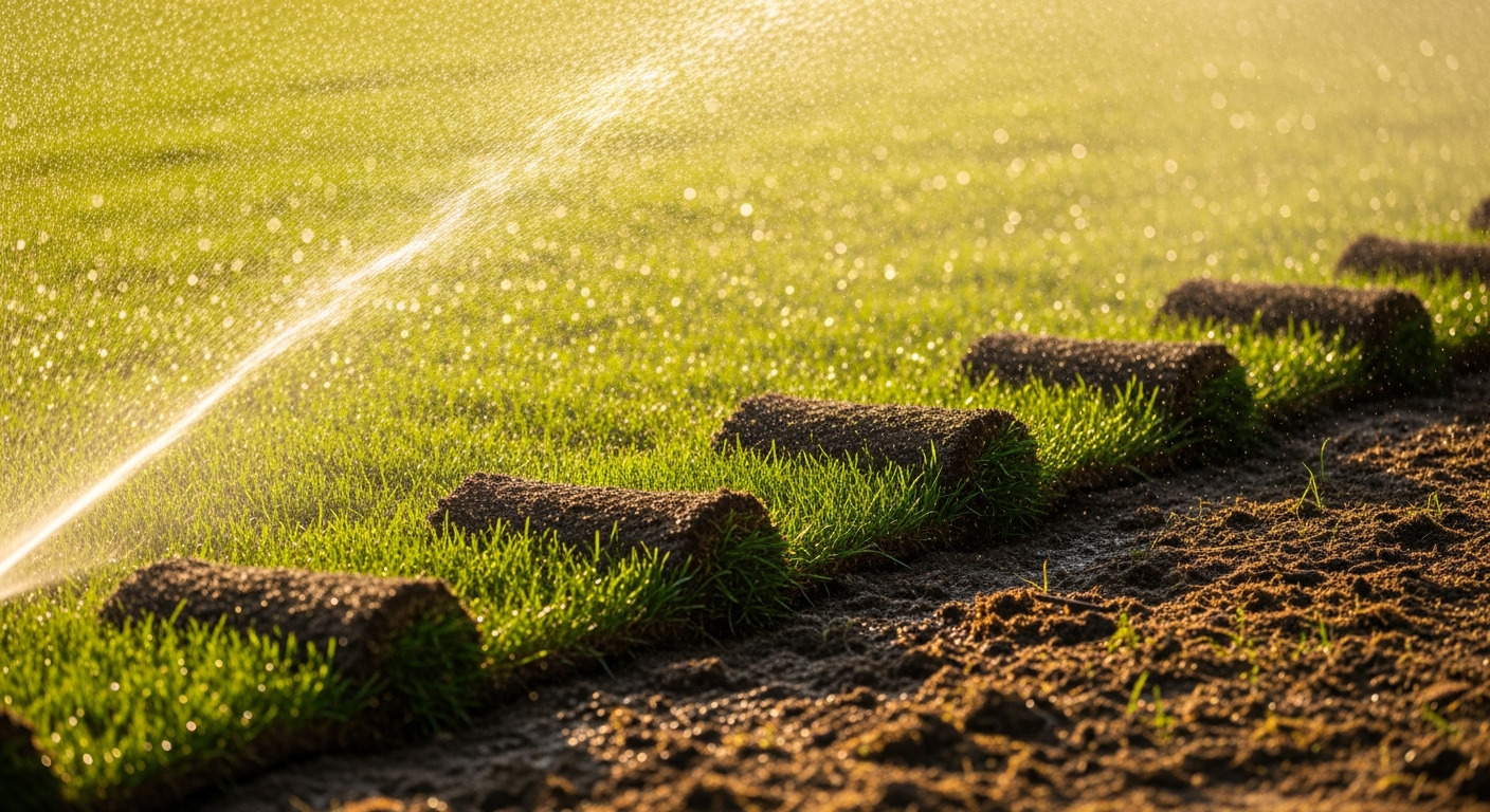 Watering New Sod: The First Three Weeks
